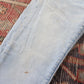 Levi's 519 Red Tab W28 L30 Slim Straight Blue Denim Jeans
