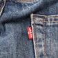 Levi's 751 Red Tab W32 L32 Straight Leg Blue Denim Jeans