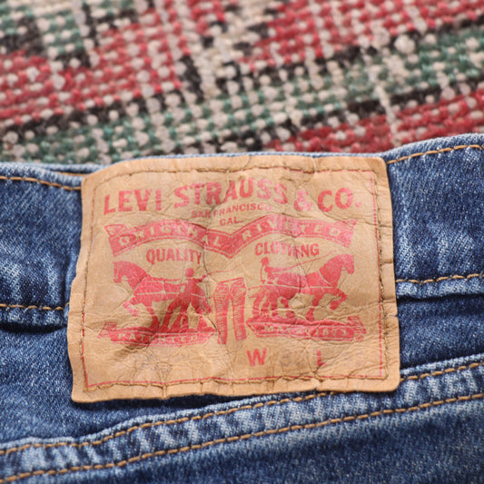 Levi's Red Tab W32 L31 Straight Leg Blue Denim Jeans