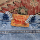 Levi's 560 W42 L30 Comfort Fit Classic Ripped Style Blue Denim Jeans