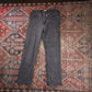 Lee W30 L28 Straight Leg Relaxed Fit Black Denim Jeans