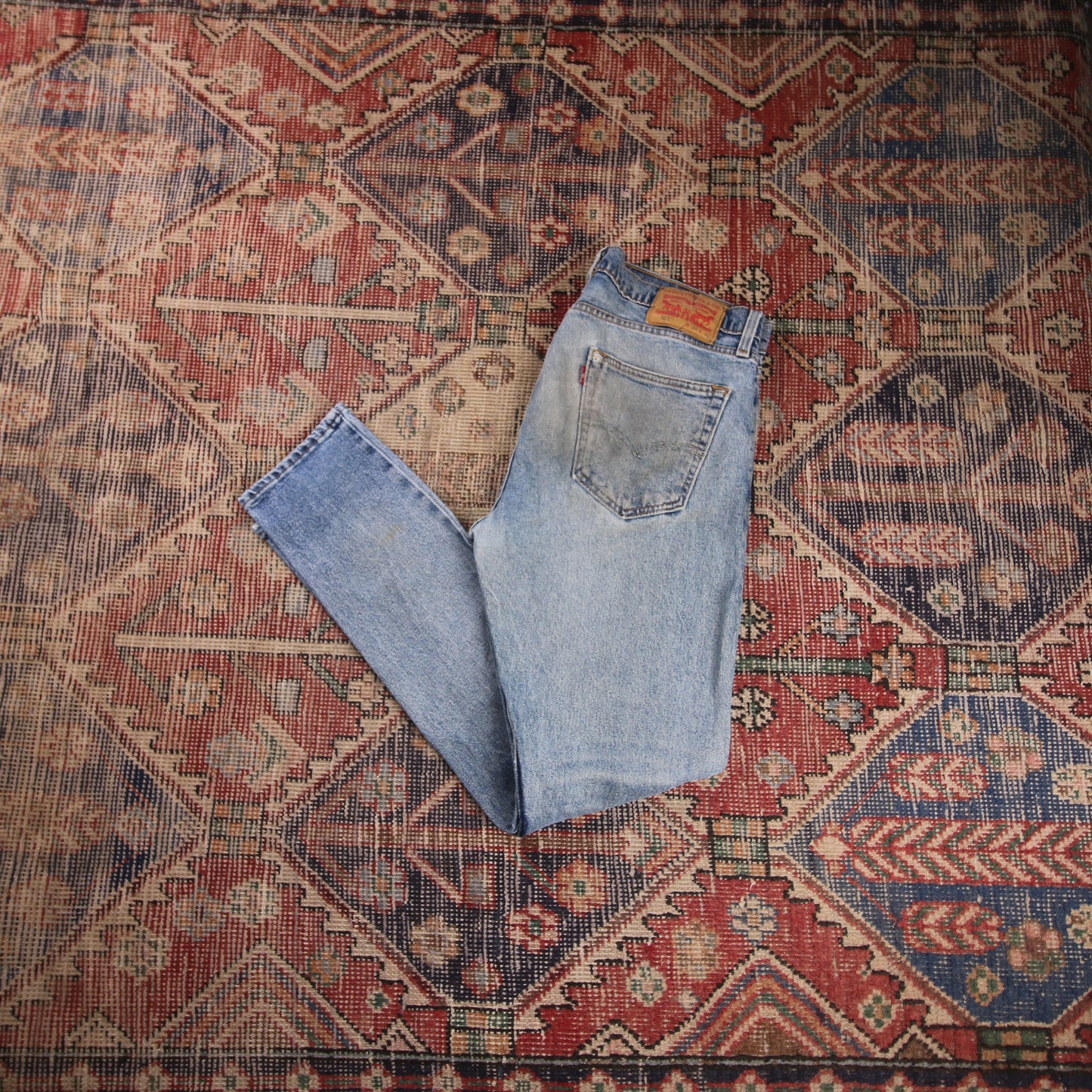 Levi's 512 W34 L30 Tapered Leg Slim Fit Blue Denim Jeans