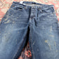 Levi's 559 Red Tab W34 L35 Straight Leg Relaxed Fit Blue Denim Jeans