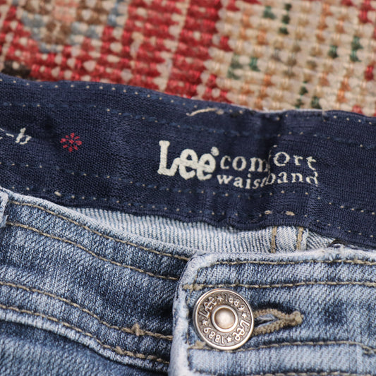 Lee W30 L30 Straight Leg Relaxed Fit Blue Denim Jeans