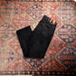 Levi's W36 L32 Straight Leg Loose Fit Black Denim Jeans