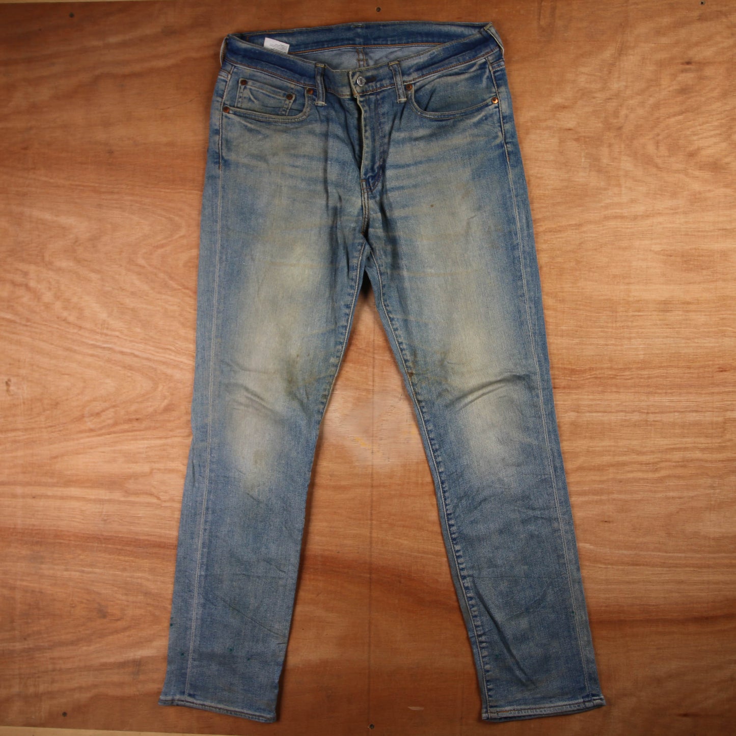 Levi's 511 Red Tab W34 L31 Slim Fit Blue Denim Jeans