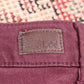 Lee W28 L27 Straight Leg Red Denim Jeans