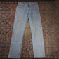Levi's 505 W34 L33 Straight Leg Regular Fit Blue Denim Jeans