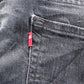 Levi's W36 L30 Straight :Leg Black Denim Jeans