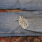 Levi's W32 L31 Straight Leg Classic Ripped Style Blue Denim Jeans