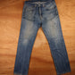 Levi's 505 Red Tab W36 L32 Straight Leg Regular Fit Blue Denim Jeans