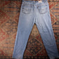 Levi's 505 Orange Tab W42 L33 Straight Leg Regular Fit Blue Denim Jeans