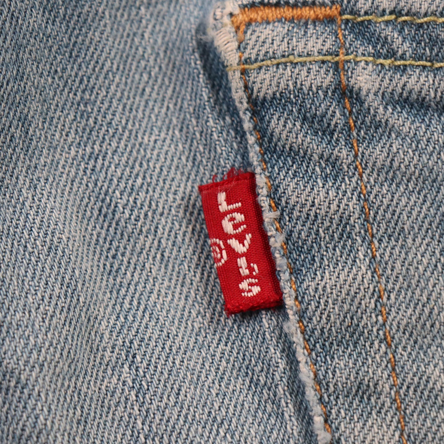 Levi's 514 Red Tab W28 L30 Straight Leg Blue Denim Jeans