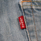 Levi's 514 Red Tab W28 L30 Straight Leg Blue Denim Jeans