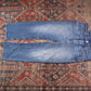 Levi's 501 W34 L28 Original Fit Classic Ripped Style Blue Denim Jeans