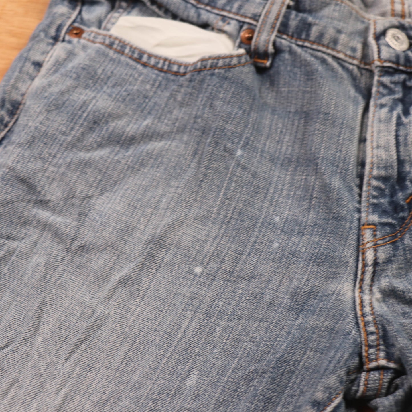 Levi's Red Tab W32 L25 Straight Leg Blue Denim Jeans