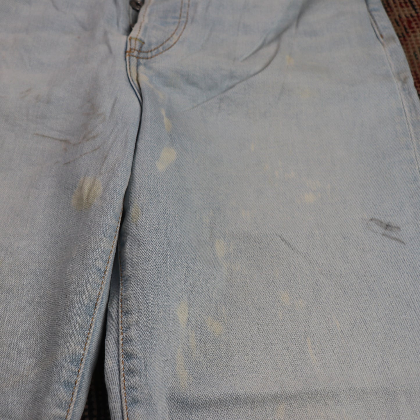 Levi's W28 L26 Straight Leg Blue Denim Jeans