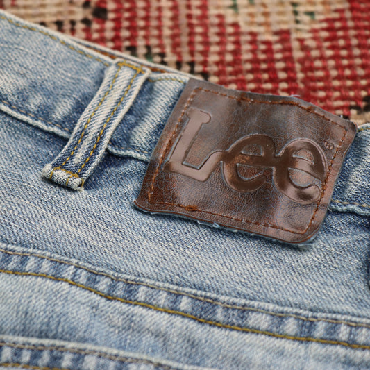 Lee W34 L31 Bootcut Relaxed Fit Blue Denim Jeans