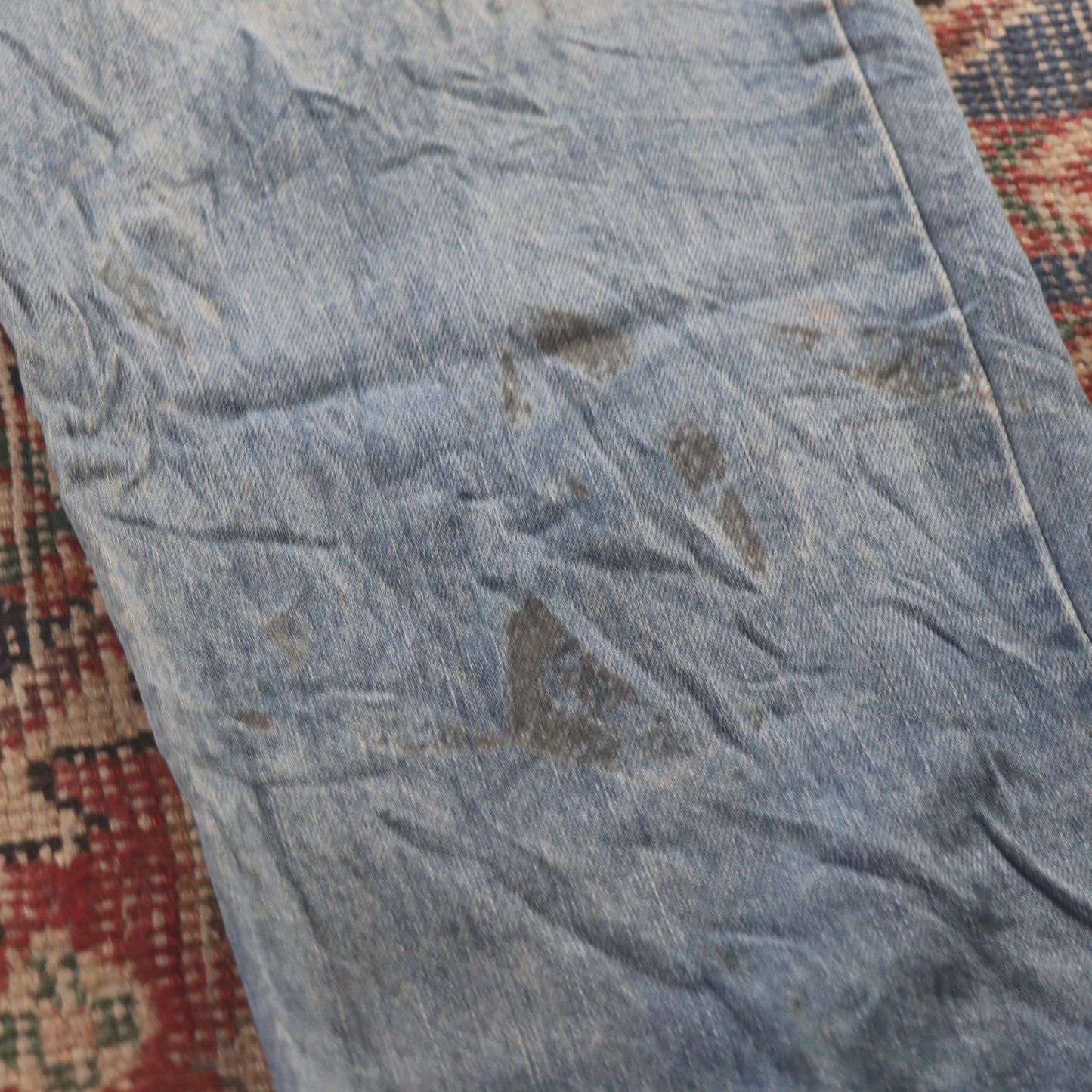 Levi's 550 Red Tab W40 L30 Tapered Leg Relaxed Fit Blue Denim Jeans