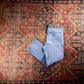 Wrangler W36 L28 Straight Leg Classic Ripped Style Blue Denim Jeans