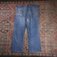 Levi's Orange Tab W42 L26 Bootcut Relaxed Fit Blue Denim Jeans