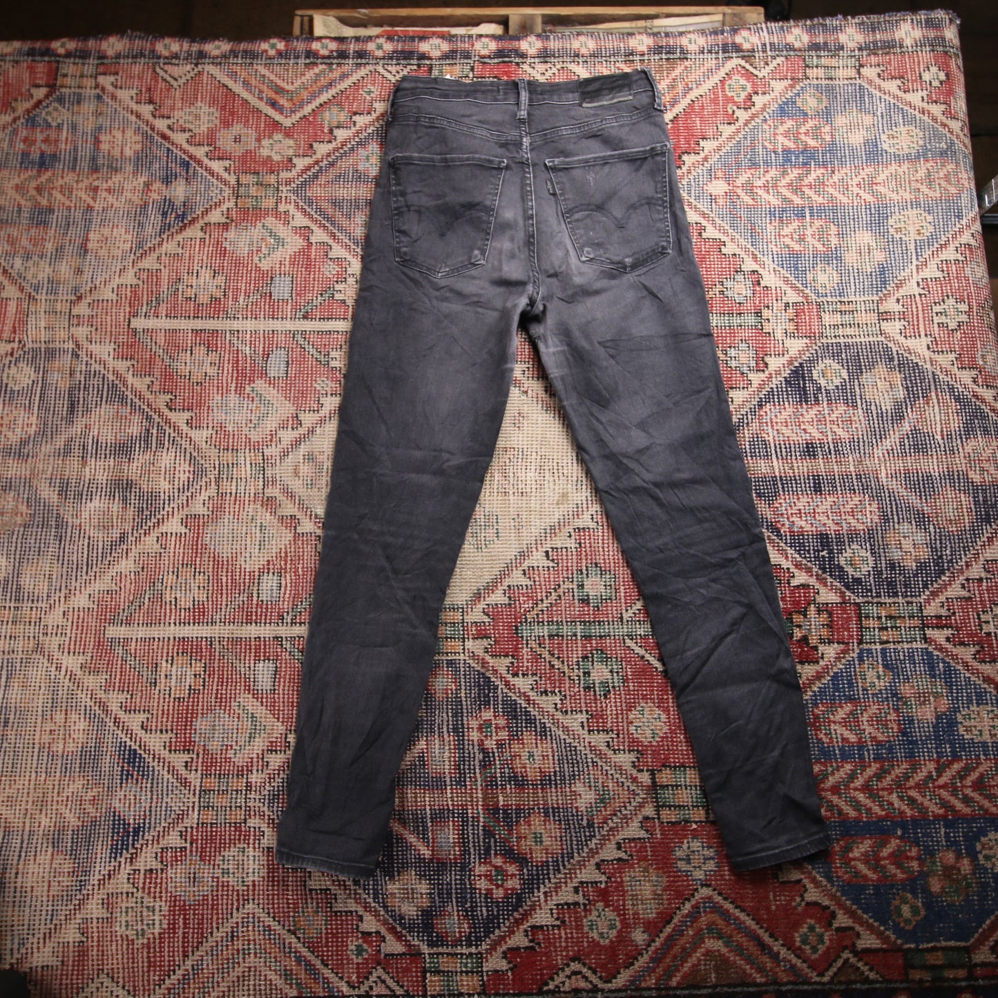 Levi's W26 L26 Skinny Black Denim Jeans