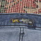 Lee W38 L29 Straight Leg Relaxed Fit Blue Denim Jeans