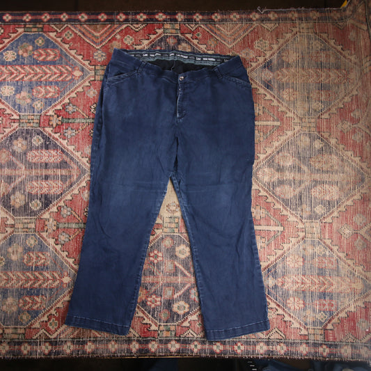 Lee W42 L26 Straight Leg Relaxed Fit Blue Denim Jeans