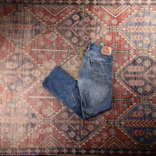 Levi's Red Tab W32 L29 Straight Leg Blue Denim Jeans