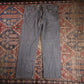 Levi's W40 L30 Straight Leg Loose Fit Grey Denim Jeans