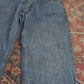 Lee W34 L29 Straight Leg Relaxed Fit Blue Denim Jeans