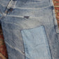 Wrangler W36 L29 Straight Leg Relaxed Fit Blue Denim Jeans