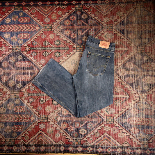 Levi's 512 W36 L30 Tapered Leg Slim Fit Blue Denim Jeans