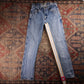 Wrangler W28 L31 Straight Leg Blue Denim Jeans