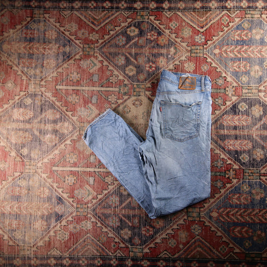 Levi's Red Tab W36 L33 Straight Leg Blue Denim Jeans