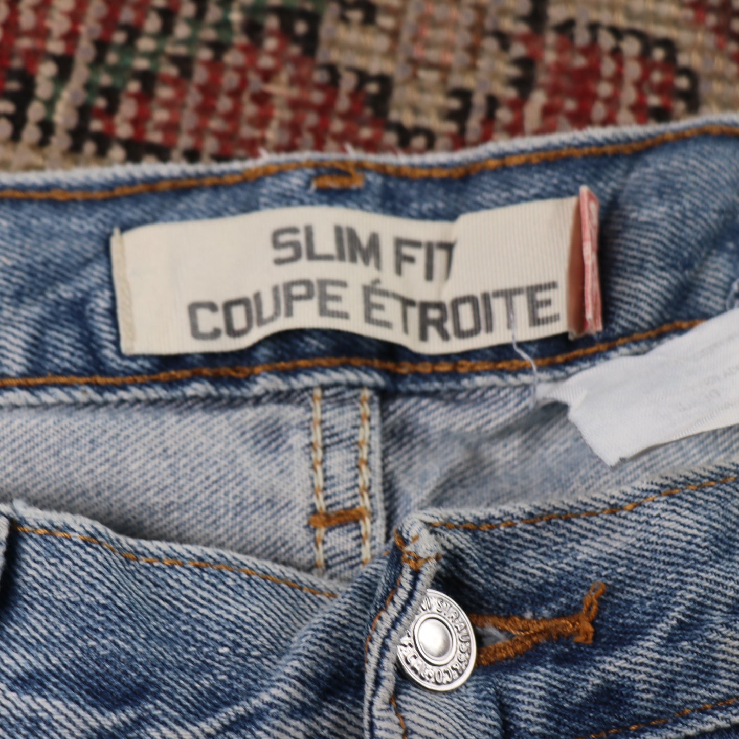 Levi's Red Tab W32 L27 Slim Straight Leg Jeans Blue Denim Jeans