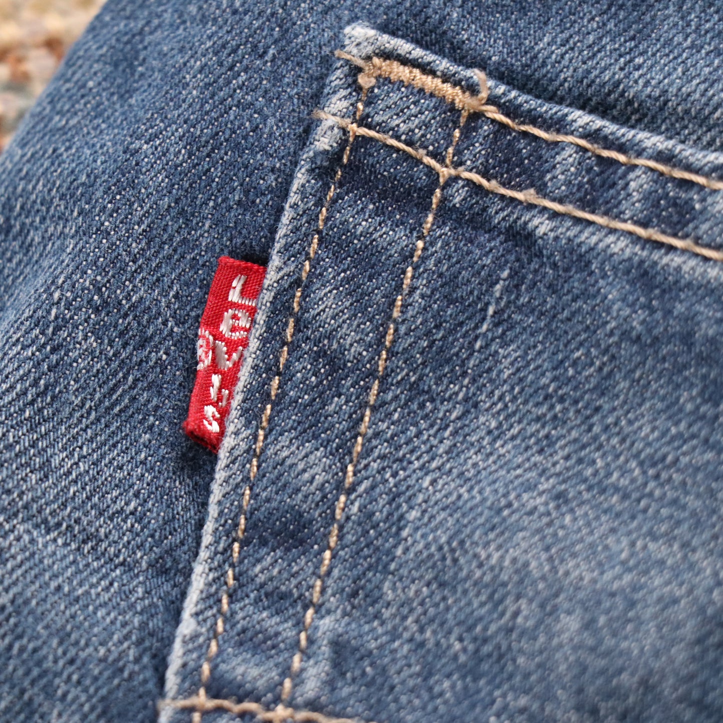 Levi's W32 L28 Straight Leg Blue Denim Jeans