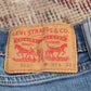 Levi's 513 W33 L32 Straight Leg Slim Fit Blue Denim Jeans