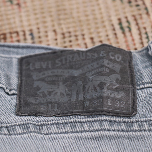 Levi's W32 L31 Skinny Blue Denim Jeans