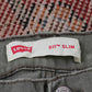 Levi's 511 White Tab W30 L29 Slim Fit Green Denim Jeans