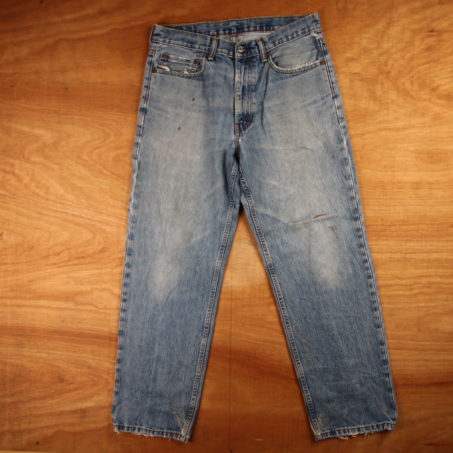 Levi's 501 Red Tab W32 L29 Original Fit Blue Denim Jeans