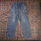 Wrangler W36 L31 Carpenter Classic Ripped Style Blue Denim Jeans