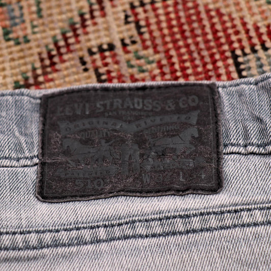 Levi's 510 W32 L31 Skinny Distressed Style Blue Denim Jeans