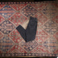 Levi's 721 W24 L26 Skinny Classic Ripped Style Black Denim Jeans