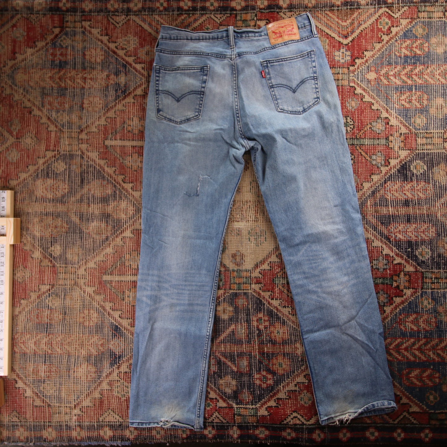 Levi's 514 W28 L30 Straight Leg Blue Denim Jeans
