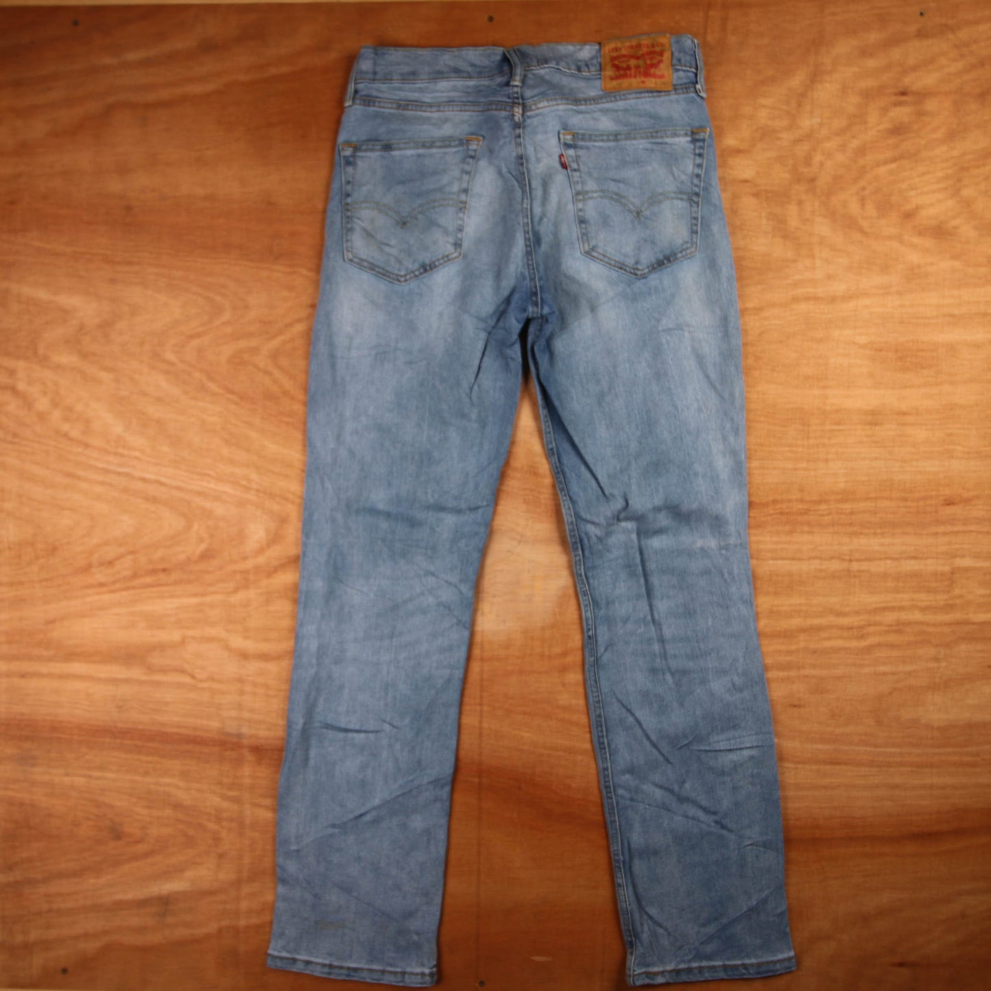 Levi's 514 Red Tab W32 L31 Straight Leg Blue Denim Jeans