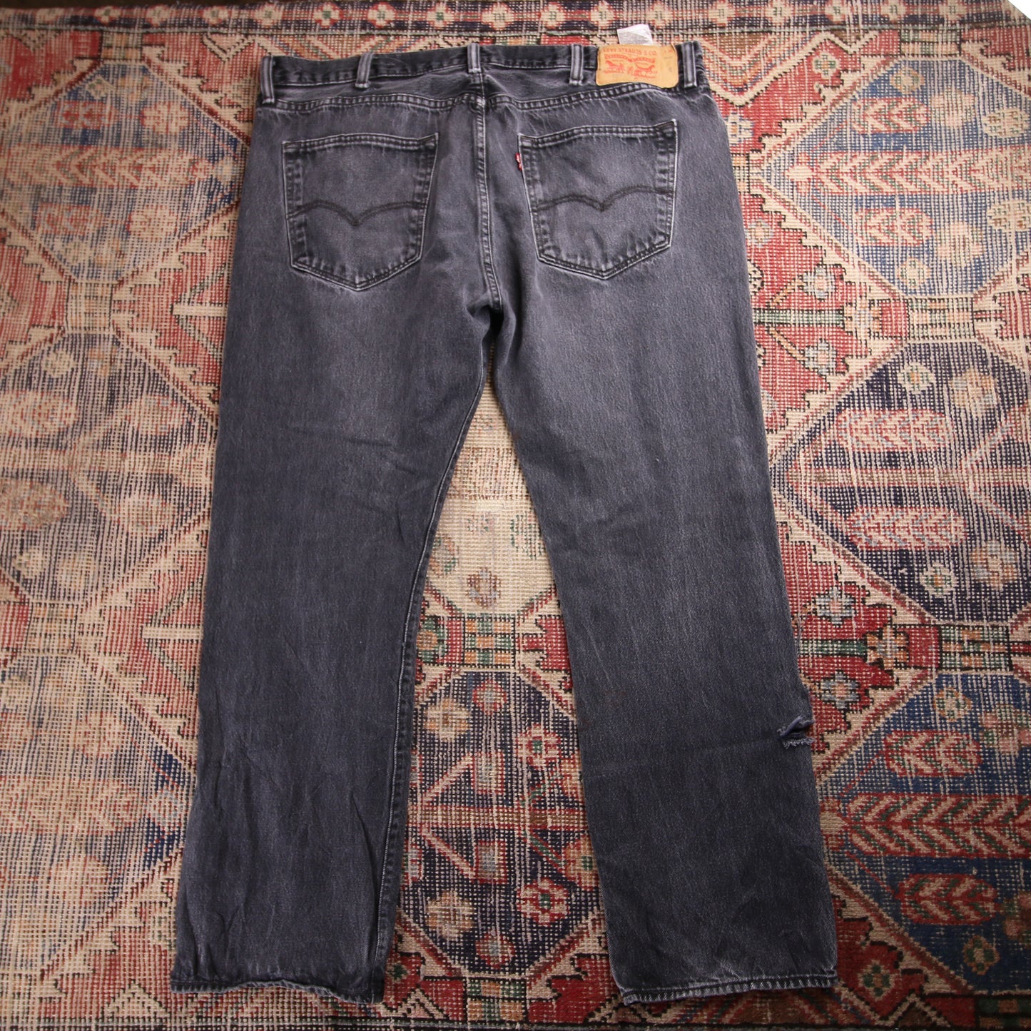 Levi's 501 W40 L29 Original Fit Black Denim Jeans