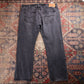 Levi's 501 W40 L29 Original Fit Black Denim Jeans