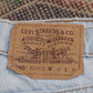 Levi's 505 Orange Tab W34 L29 Straight Leg Regular Fit Blue Denim Jeans
