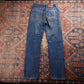 Wrangler W28 L31 Straight Leg Blue Denim Jeans